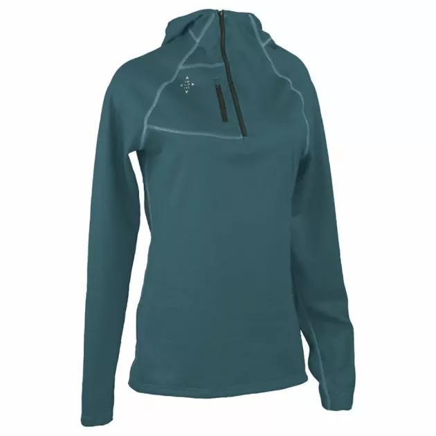 NW Alpine Black Spider Quarter Zip Hoody - Women's